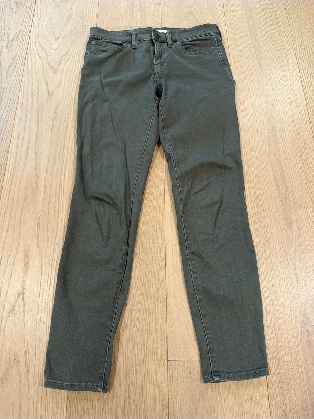 Madewell Women’s Skinny Skinny Olive Chino Pants Size 27